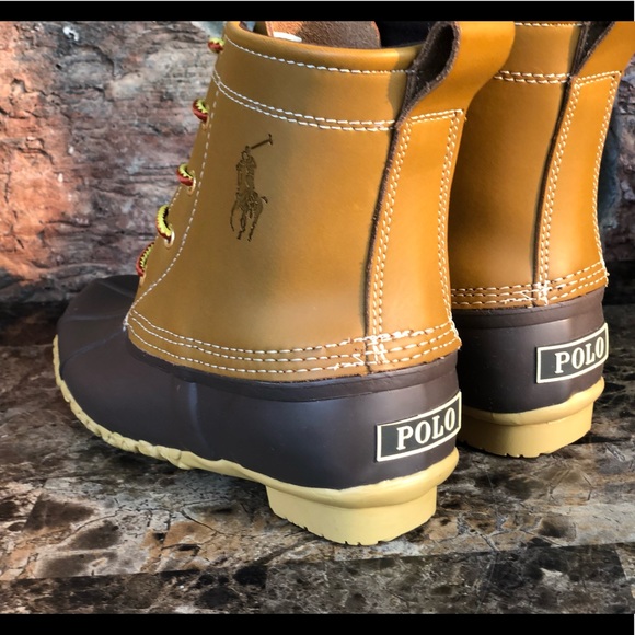 NEW Polo Ralph Lauren Little Boys Ewan Duck Boots - Picture 4 of 14